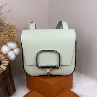 Hermes Della Cavalleria Mini Bag Epsom Leather Gold/Palladium Hardware In Mint Green