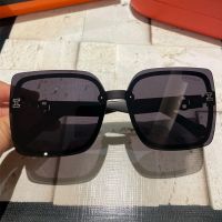 Hermes 3027 Square Sunglasses In Black