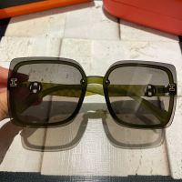 Hermes 3027 Square Sunglasses In Green