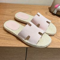 Hermes Antigua Espadrilles Men Suede In Pink