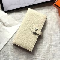 Hermes Bearn Wallet Togo Leather In Beige