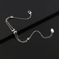 Hermes Crystals H Bracelets In Silver