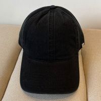 Hermes Cut-Out H Metal Baseball Cap Cotton In Black