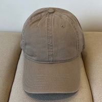 Hermes Cut-Out H Metal Baseball Cap Cotton In Khaki