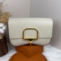 Hermes Della Cavalleria Ellan Bag Epsom Leather Gold/Palladium Hardware In Beige