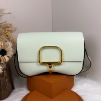Hermes Della Cavalleria Bag Epsom Leather Palladium Hardware In White