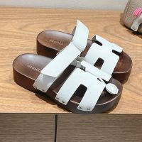 Hermes Kos Clog Unisex Epsom Calfskin In White