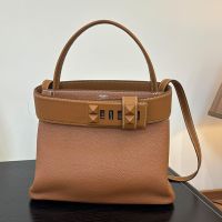 Hermes Medor 27 Bag Togo and Swift Leather Brown