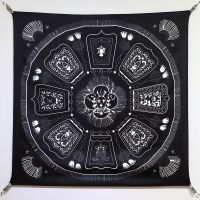 Hermes Poste Et Cavalerie Scarf 90 In Black