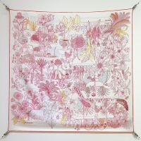 Hermes Precious Paradise Scarf 90 In Pink