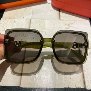 Hermes 3027 Square Sunglasses In Green