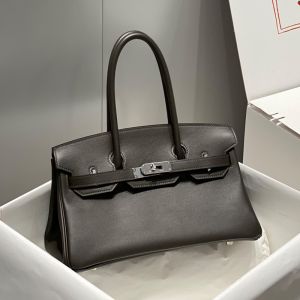 Hermes Birkin 29 Shoulder Bag Swift Leather Gold/Palladium Hardware Black