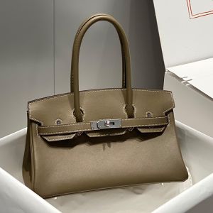 Hermes Birkin 29 Shoulder Bag Swift Leather Gold/Palladium Hardware Khaki