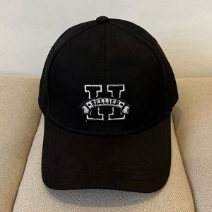 Hermes Davis H Sellier Baseball Cap Cotton In Black