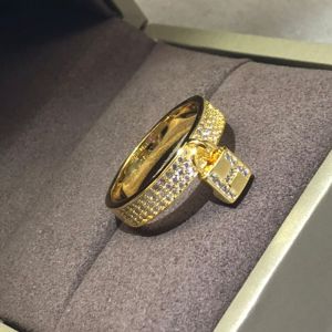 Hermes Kelly Clochette Ring In Gold