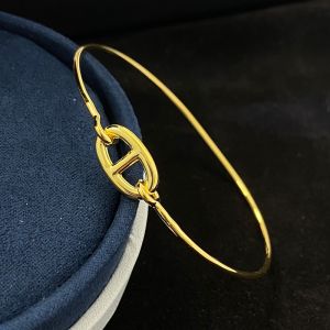 Hermes Ronde Chaine D'Ancre Bracelet In Yellow Gold