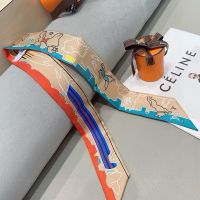 Hermes Les Chiens Parisiens Twilly In Apricot